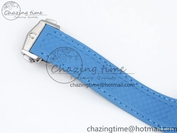 0218 GoAnywhere Aqua Terra 41mm VSF 1:1 Best Edition Summer Blue Dial on Blue Rubber Strap A8900 Super Clone 7719